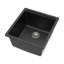 Évier de cuisine moderne, poste de travail 17 x 19 quartz pour petite cuisine