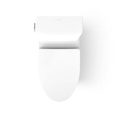 Reach Up 1.28 GPF Water Efficient Elongated One-Piece toilet
