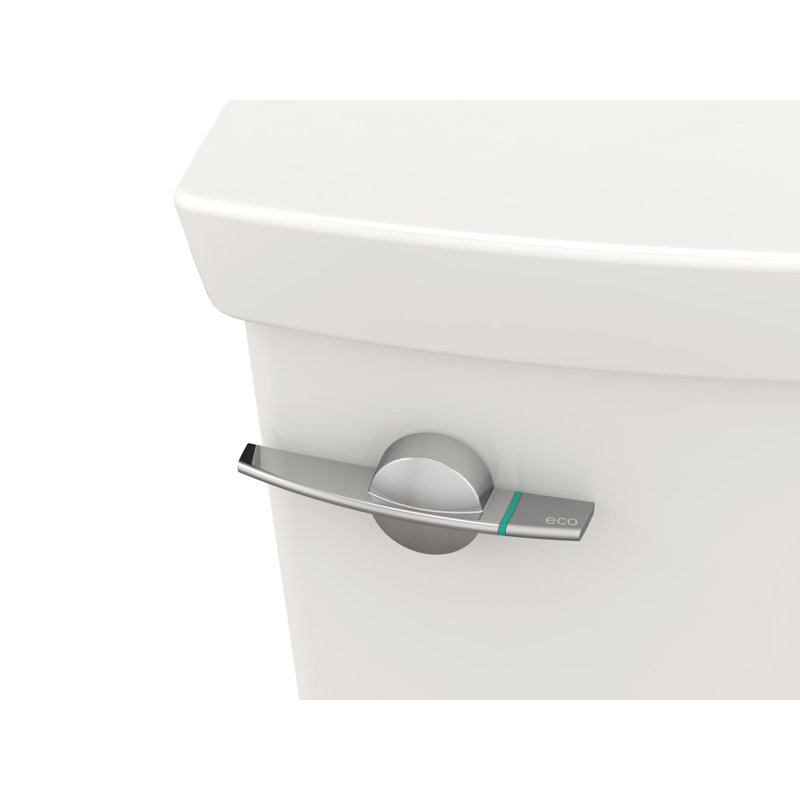 Cuve de toilette 1,28 gpf H2Option, Levier de déclenchement à gauche