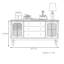 Buffet en bois massif Home