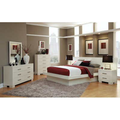 Ensemble de chambre configurable avec lit plateforme Jerilynn
