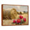 «Country Charm Pe pivons Near The Hay Bales I», art mural pivoines