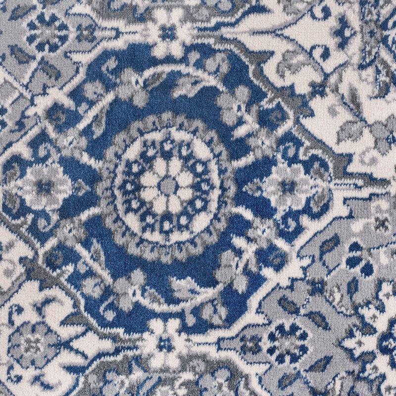 Tapis oriental bleu marine Wealden, Rectangle 2 pi x 3 pi