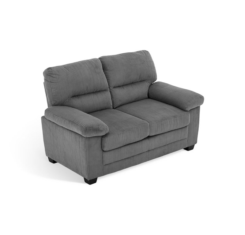 Sofa, 2, Grey Corduroy
