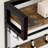 Hall Tree 33.1"" Wide 5-in-1 Entryway Bench with 23 Hooks, 2 Drawers, Shoe Storage | Rustic Brown | MDF+Metal