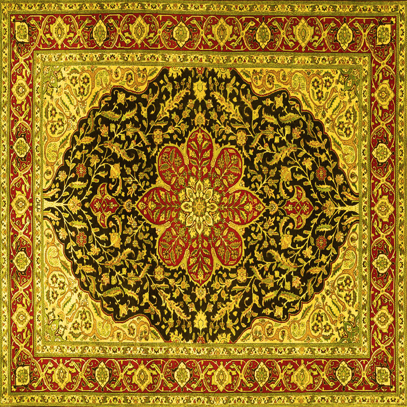 Mendushe Washable Oriental Indoor Rug, Square 8'