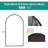 Desiderata Aluminium Frame Wall Mirror-758443054