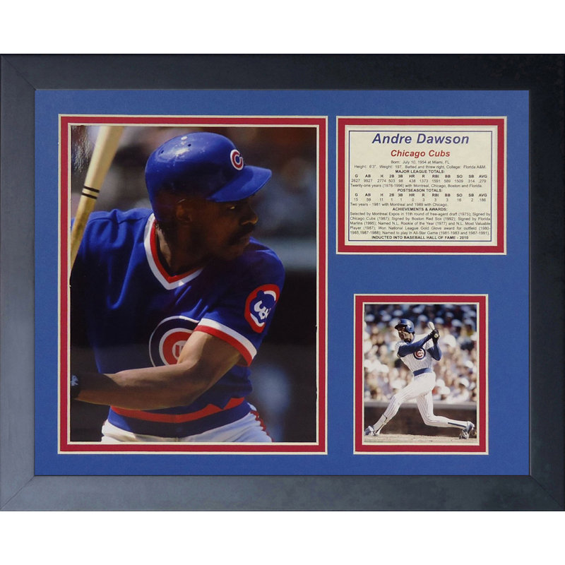 Souvenirs encadrée andre dawson