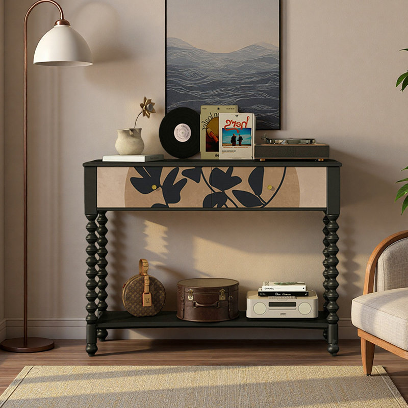 Roman Column Creative Drawers Console Table