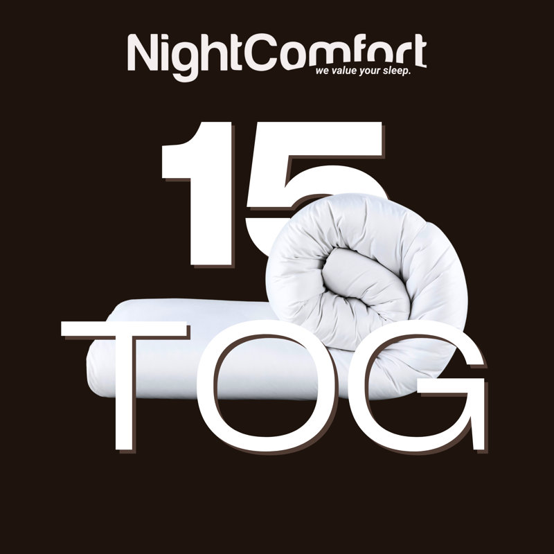 NightComfort Exclusive Collection Winter Warm 15 Tog Duvet, Kingsize
