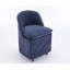 Ensemble de deux chaises de salle à manger en tissu chenille avec roues universelles pour un mouvement sans effort et des sièges confortables dans tout espace intérieur-2144405222