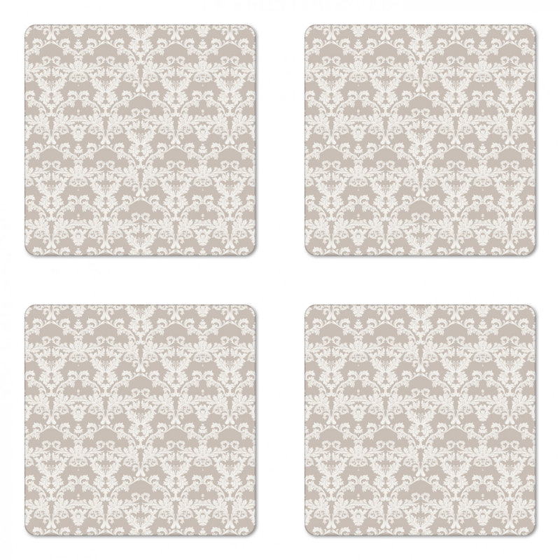 Square 4 Piece Coaster Set