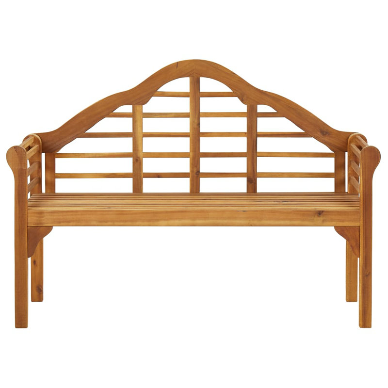 Banc de jardin en bois Poissons, Gris, Beige