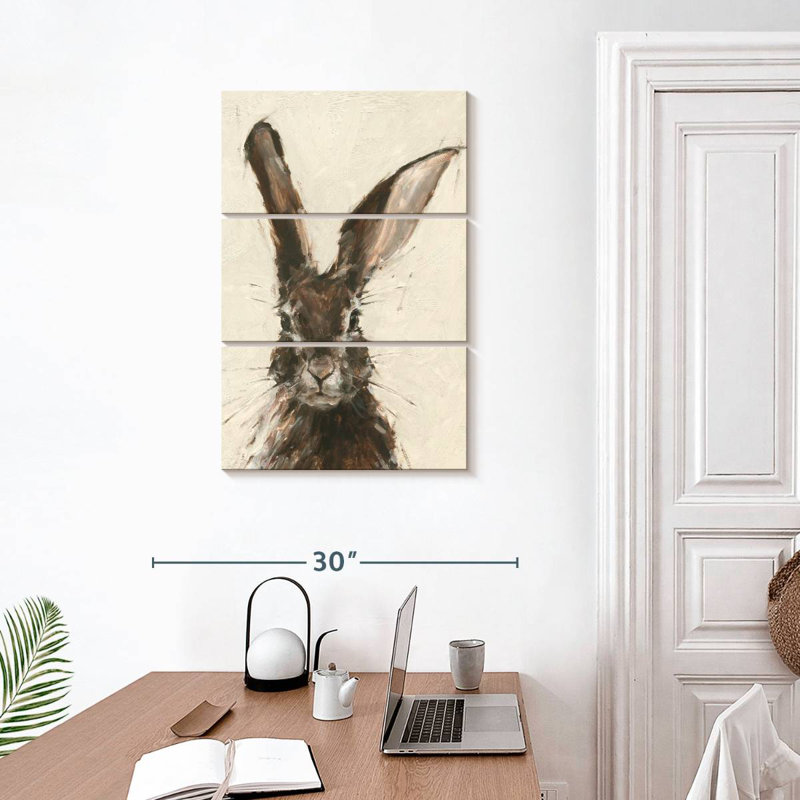 Lièvre européen II, 32" H x 20" W