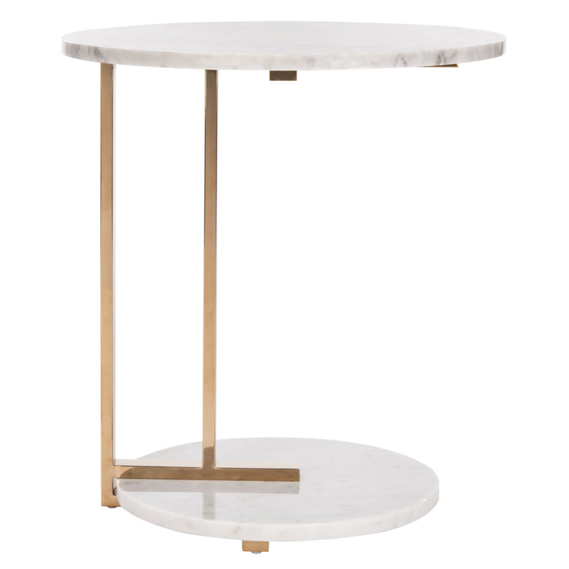 Aphrodite Marble Top End Table