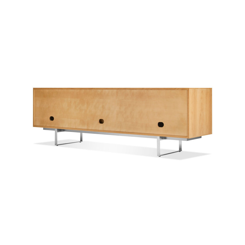 Series 11 Media Console, Walnut/Stainless Steel