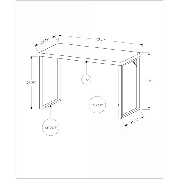 Dimensions du produit