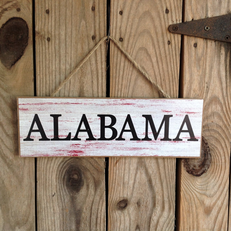 Décoration murale enseigne de ferme d’artisanat alabama