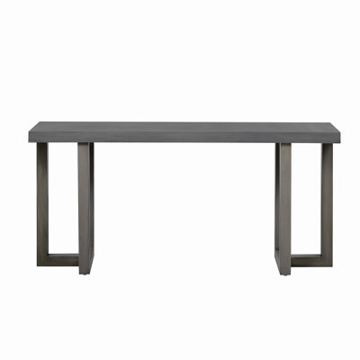Geometric Design Console Table With Solid Pine Legs,Suitable For Entryway, Hallway, Living Room, Bedroom