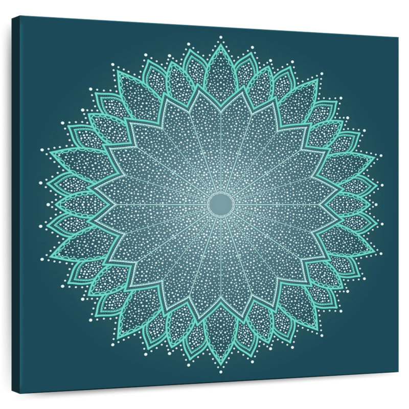 Mandala de couleur turquoise Kerner