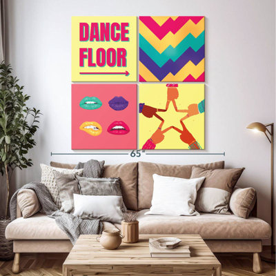 Tergel Retro Dance Floor Typography