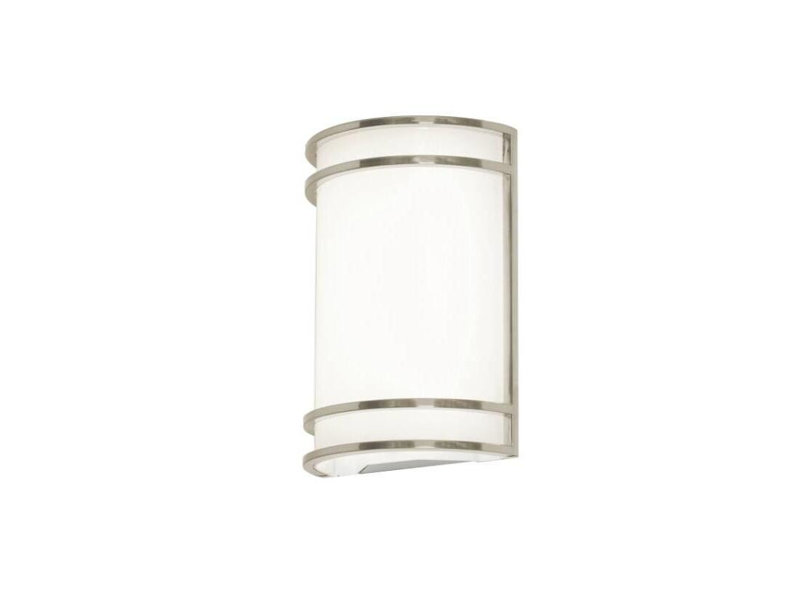 80469D55ACA04D61893848A788BB06AA Lampe murale DEL Ventura 10 po, nickel brossé, 120 V, 3 000 K, Nickel brossé
