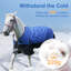 Couverture de cheval pour les vrais chevaux, couverture imperméable et stable pour l'hiver, durable et chaude-106242187