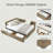 Modern Upholstered Full Daybed with Drawers and Backrest for Bedroom or Guest Room-1331858377
