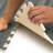 Sorbus Interlocking Floor Foam Mat in Gray Wood Print