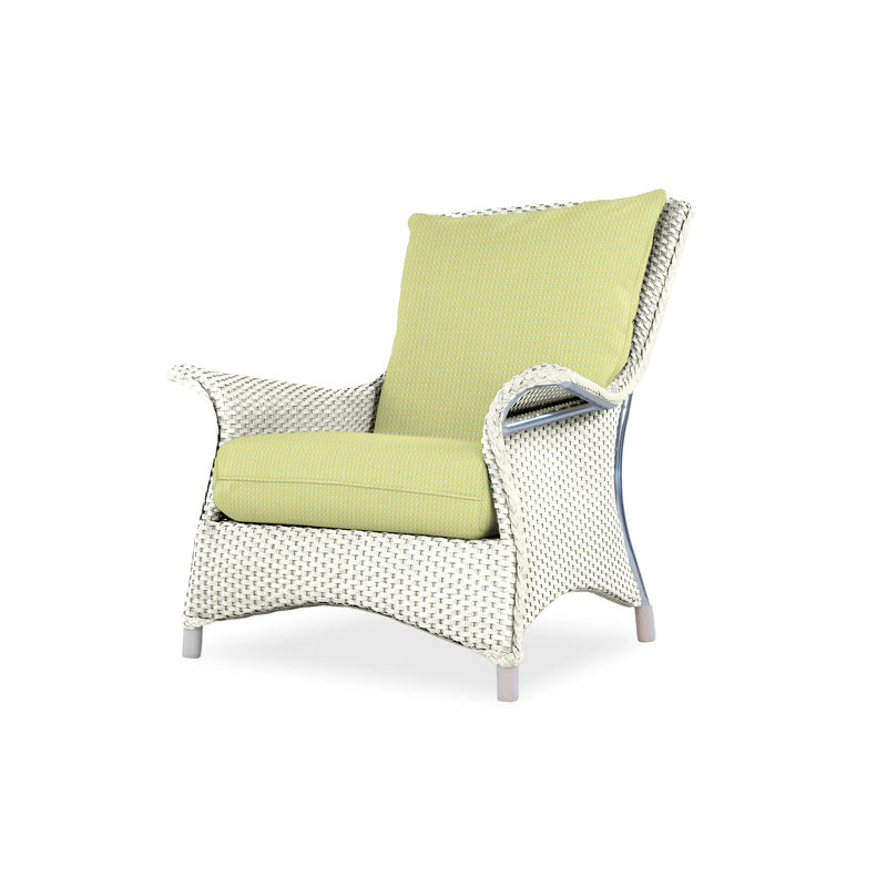 Mandalay Outdoor Lounge Chair, Ivory, Beach Natural