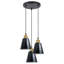 3 - Light Black Cluster Pendant