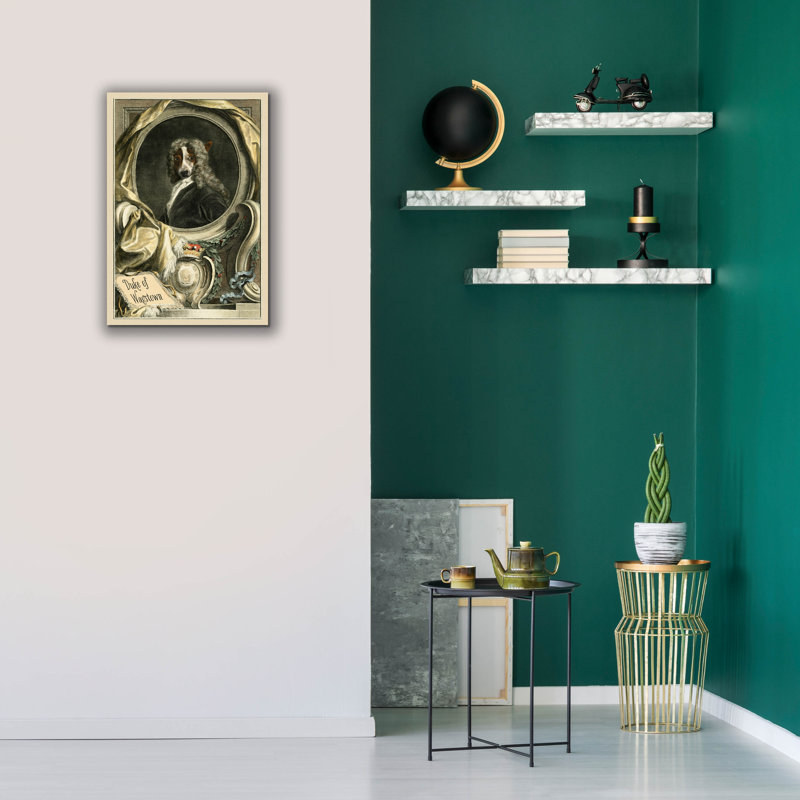  «Royal Dog Portrait 2» par Alicia Longley, art mural sur toile, 18 po x 26 po, H 26 po x l 18 po