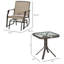 Ensemble de chaises berçantes de jardin 3 pièces Amika-924864943