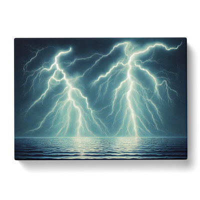 Lightning View - Wrapped Canvas