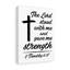 Lord Stood Me 2 Timothy 4:17 - Wrapped Canvas Print-554306557