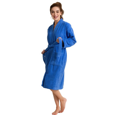 Peignoir mi-mollet 100% coton avec poches Ingobert
