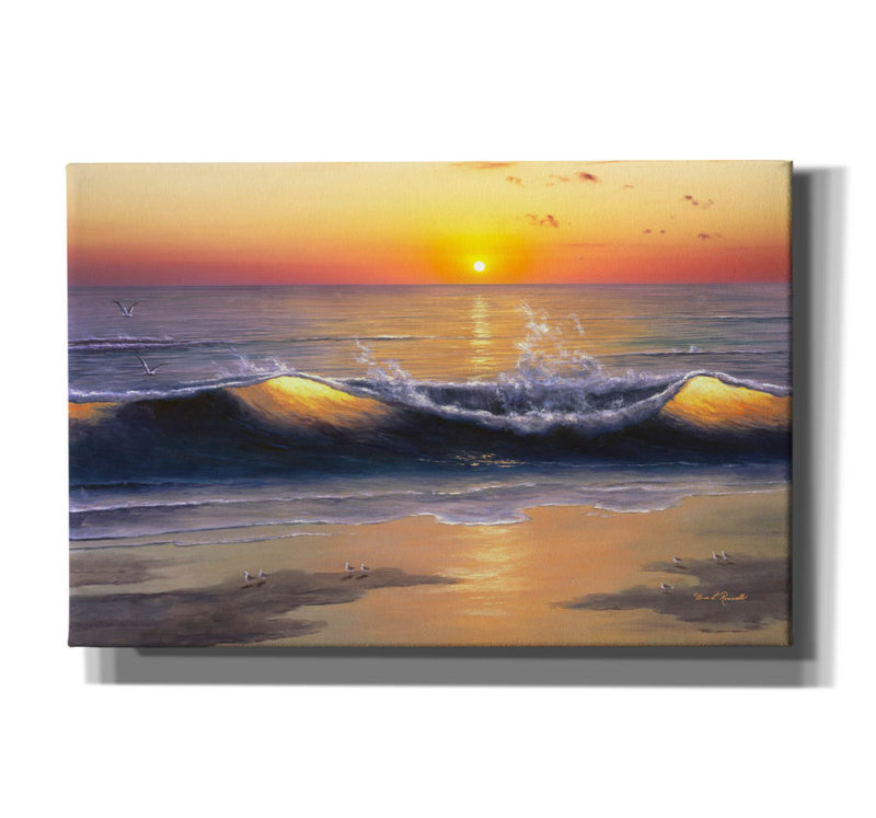 «Sunset Nights» par Diane Romanello, H 40 po x l 60 po x P 1,5 po