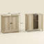 Armoire de salle de bain avec 2 portes-1339203316