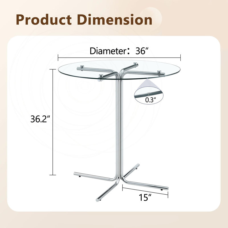 Ensemble de table de bar moderne 3 pièces avec 2 tabourets pivotants