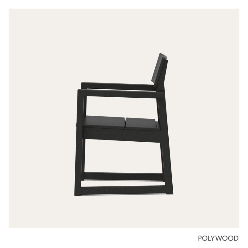 EDGE Dining Arm Chair, Black
