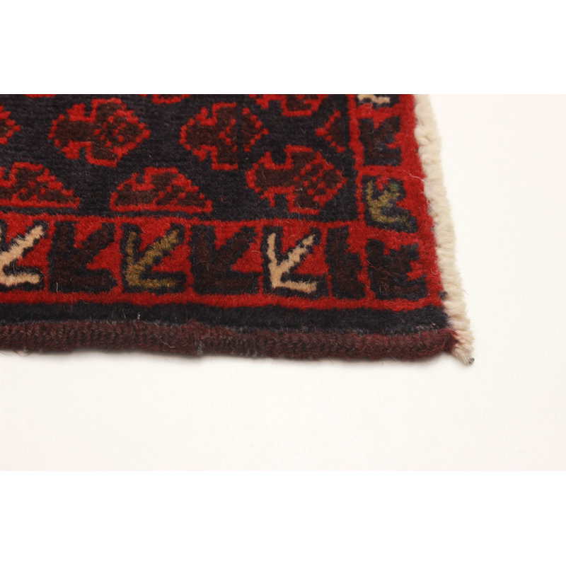 Teimani Red Rug 3'1" x 4'11"