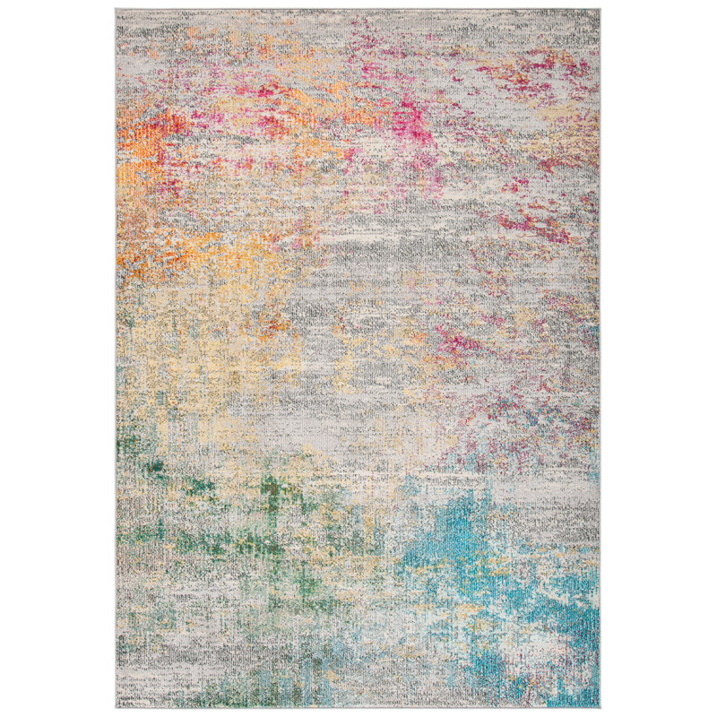 Masardis Abstract Area Rug, Rectangle 61 x 91 cm