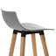 Amethyst Counter Stool with Solid Wood Frame