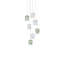 Polpo 7-Light Round Multi-Drop Pendant-718368454-718368457-718368460