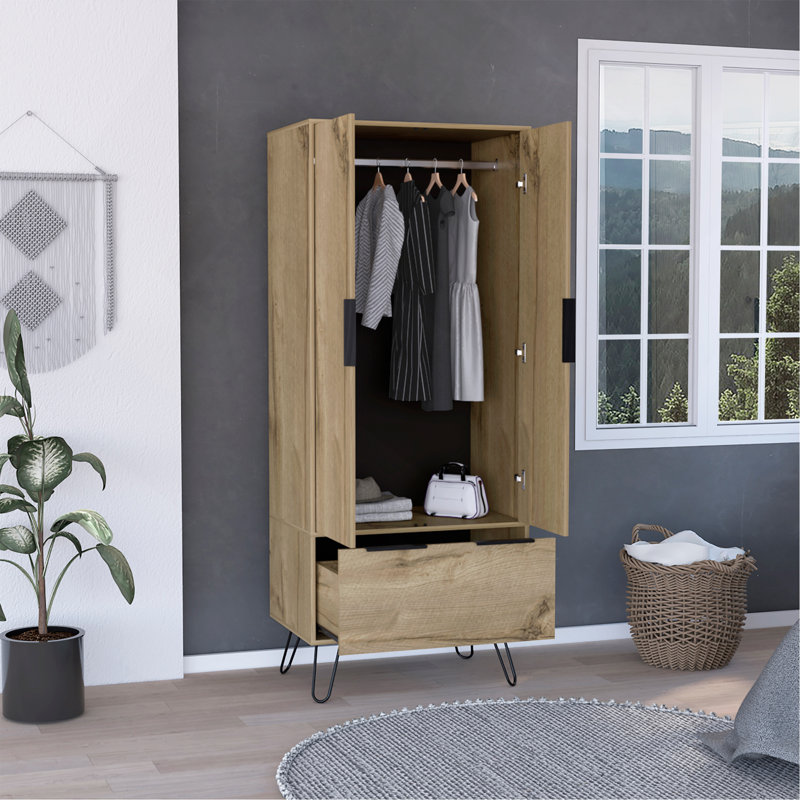 Armoire Skyoner, chambre à coucher, chêne clair