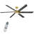72" Blade Led Standard Ceiling Fan With Remote Control-1514710949