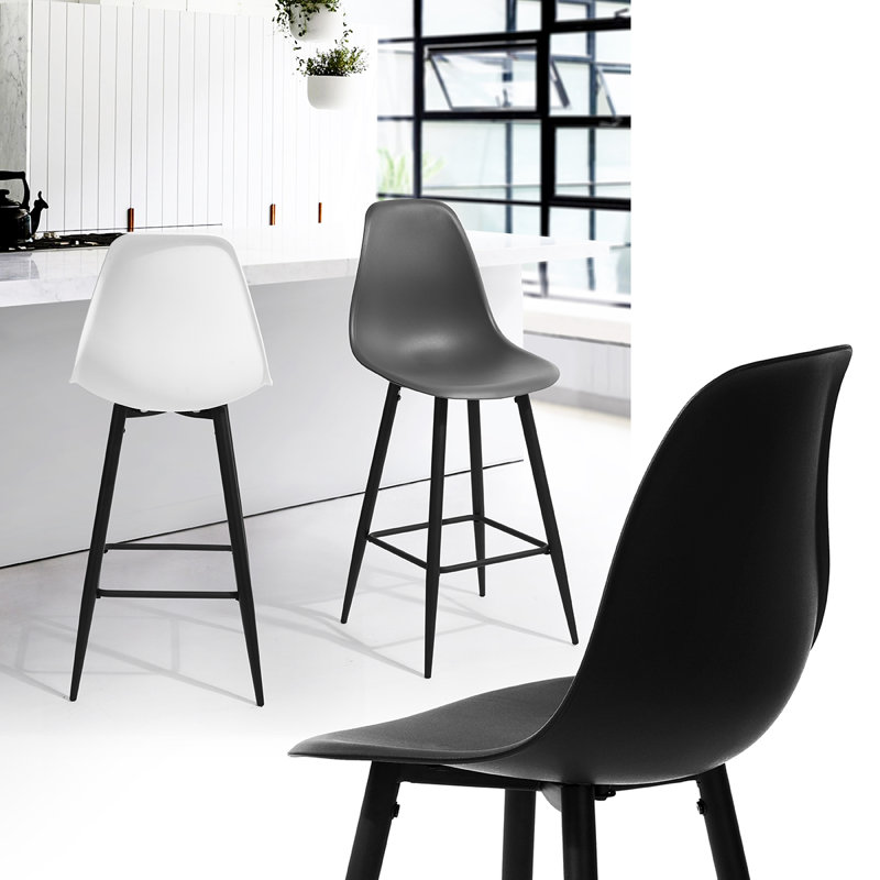 Charlise Counter Stool with Metal Frame