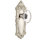 Grandeur Grande Victorian Plate Privacy with Provence Crystal Door Knob