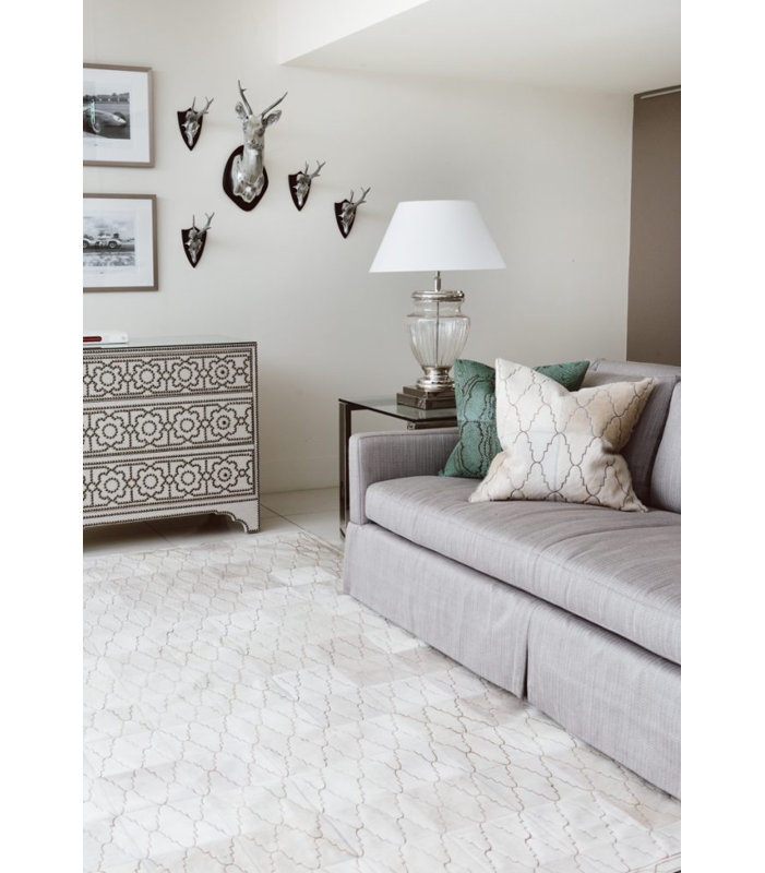 Exotico Cowhide Moroccan Area Rug