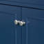Meuble-lavabo simple 30 po avec lavabo en bleu